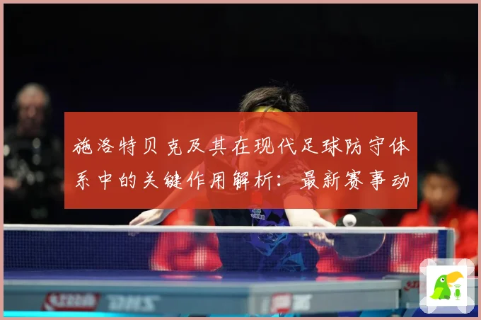 施洛特贝克及其在现代足球防守体系中的关键作用解析：最新赛事动态与深度分析